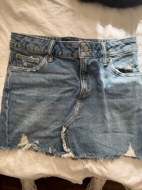 Lucky Brand Light Blue Denim Waist Label Mini